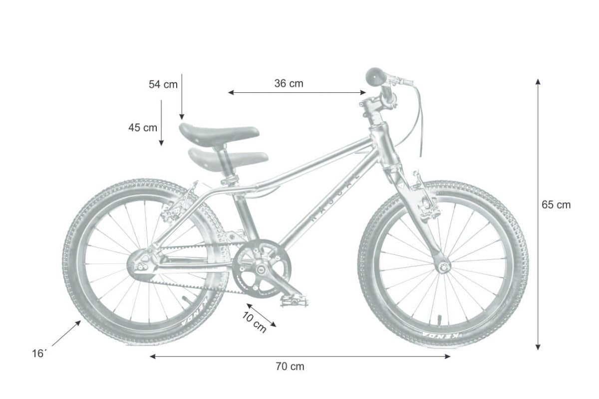 RASCAL 16 אופני ילדים 16 אינץ' - Bikes4Kids