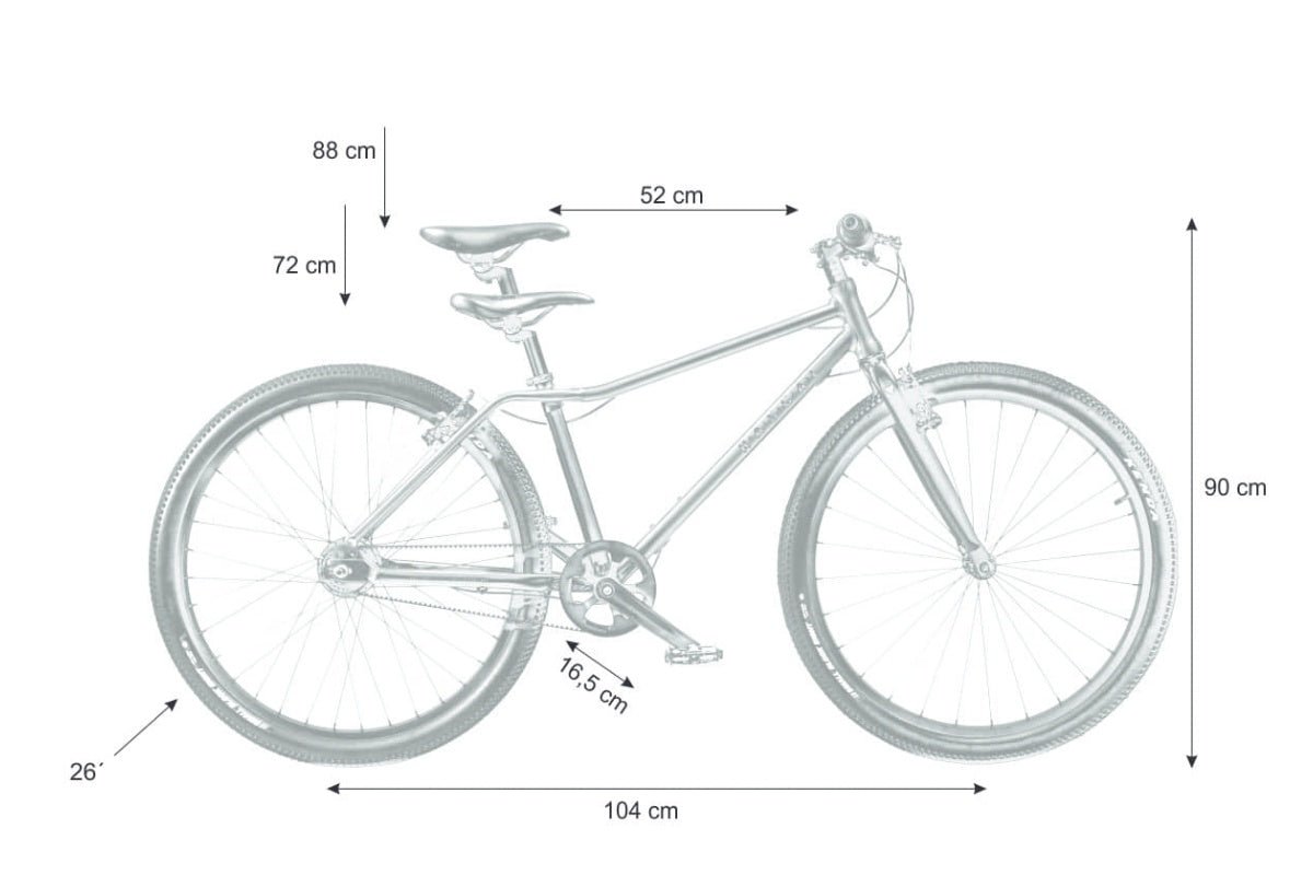 RASCAL 26 אופני נוער 26 אינץ' - Bikes4Kids