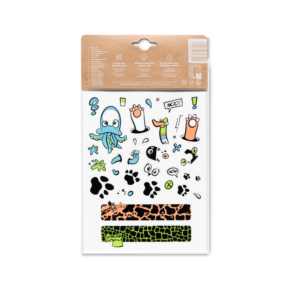 סט מדבקות לאופניים - Bikes4Kids