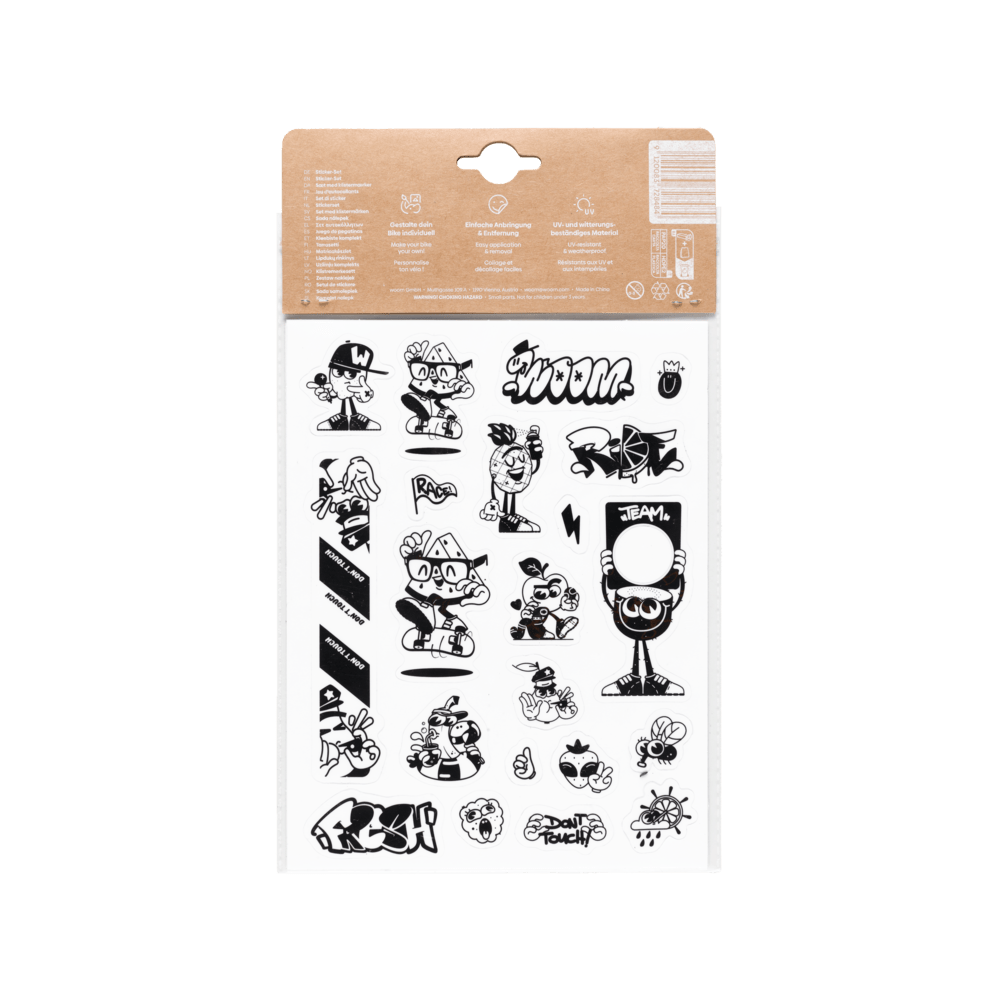 סט מדבקות לאופניים - Bikes4Kids