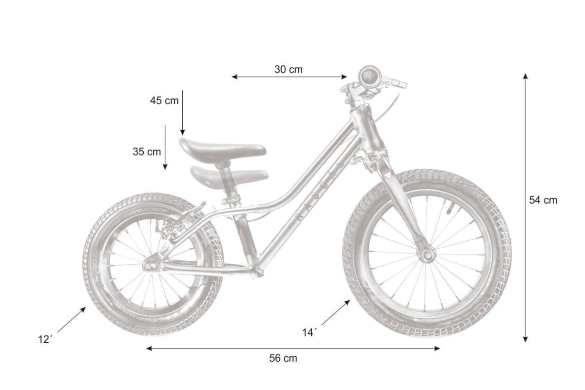 RASCAL Punk אופני איזון - Bikes4Kids