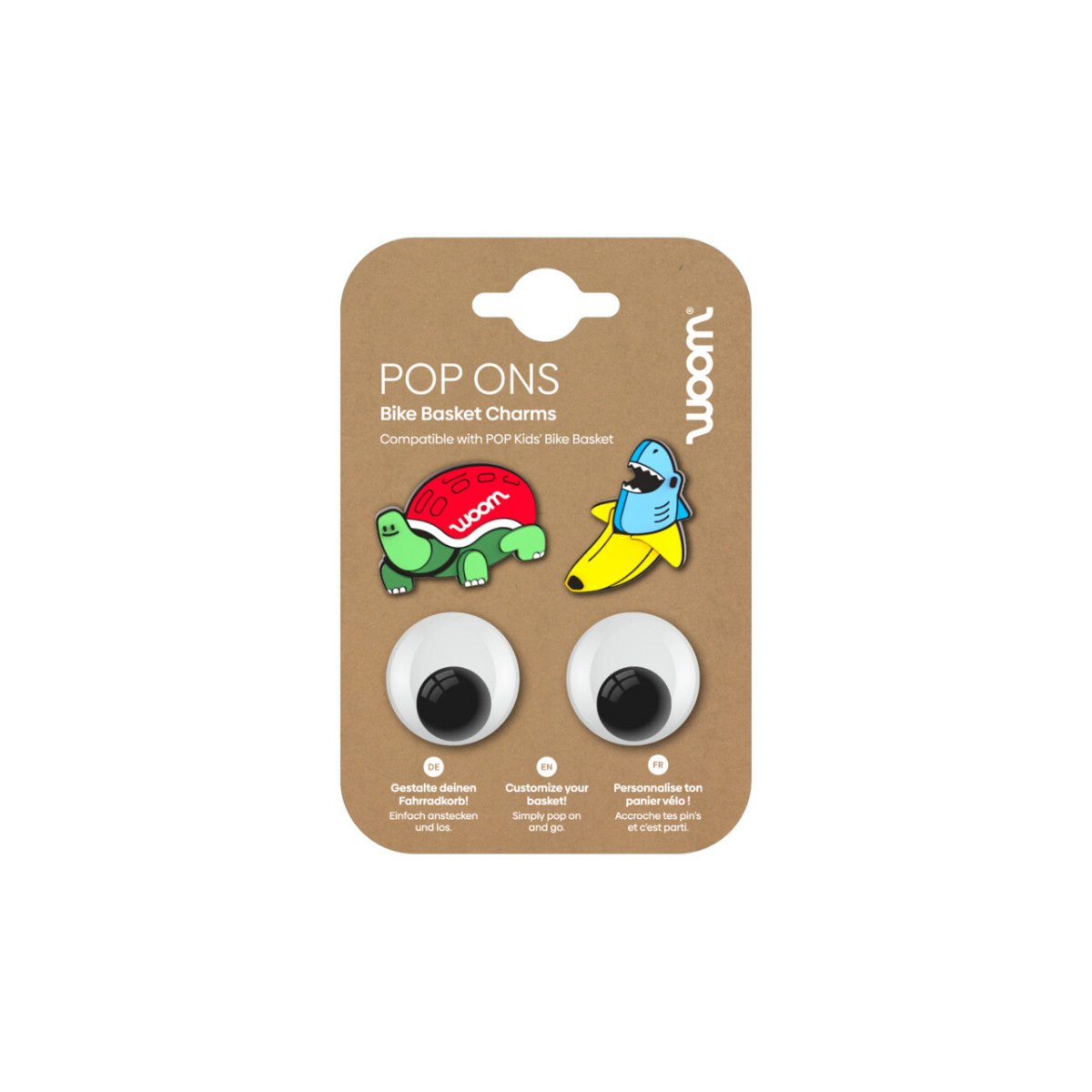 סיכות לסלסלת woom POP - Bikes4Kids